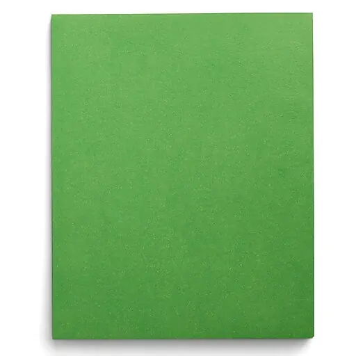 Staples Smooth 2-Pocket Paper Folder, Green, 25/Box (ST27533) Seasonal Sale