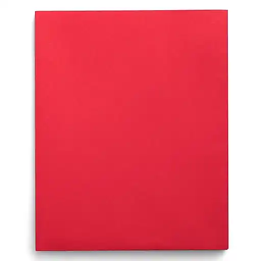 Staples Smooth 2-Pocket Paper Folder, Red, 25/Box (27532-CC) Hot Deal