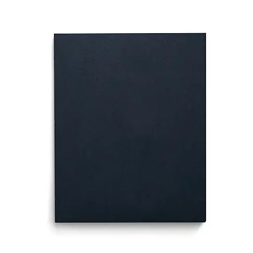 Staples Smooth 2-Pocket Paper Folder with Fasteners, Navy, 25/Box (50780/27547-CC) Popular