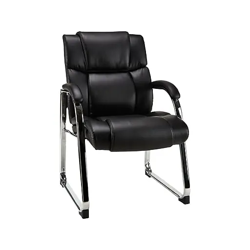 Staples Sonada Faux Leather Guest Chair, Black (28364-CC) Order Now