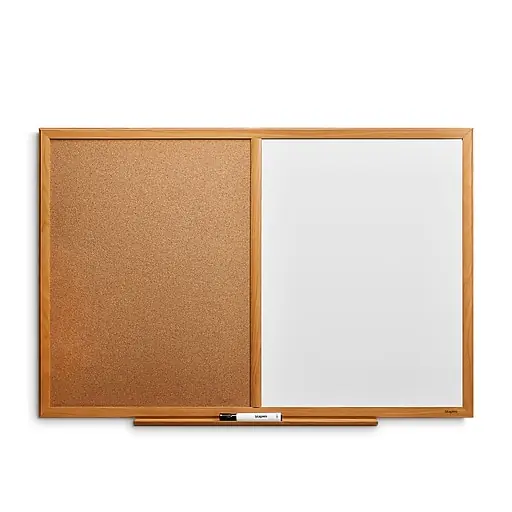 Staples Standard Cork & Dry Erase Whiteboard, 3' x 2' (28323-CC) Best Price