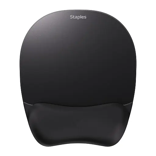 Staples TECH Foam Non-Skid Mouse Pad/Wrist Rest Combo, Black (ST63287) Top Rated