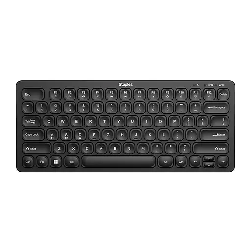 Staples TECH Mini Slim Wireless Keyboard, Black (ST63016) Affordable