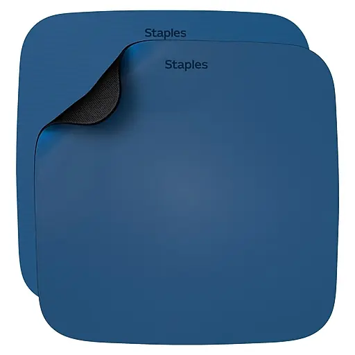 In Demand Staples TECH Non-Skid Mouse Pad, Blue, 2/Pack (ST63288)