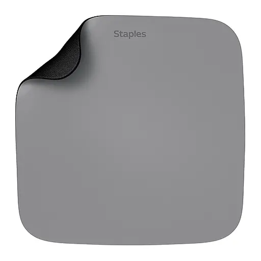 Hot Picks Staples TECH Non-Skid Mouse Pad, Gray (ST63294)