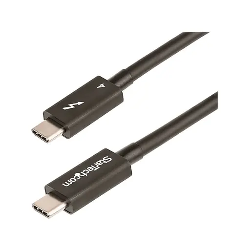 StarTech 1.6' Thunderbolt 4 Cable, Black (TBLT4MM50CM) Mega Sale