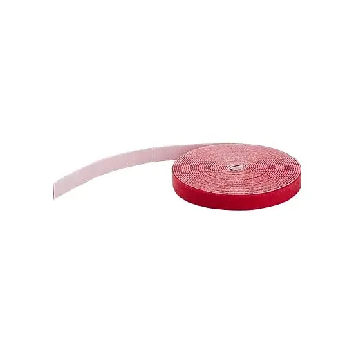 StarTech 50ft. Hook and Loop Roll - Red - Cable Management, 600\\ Viral