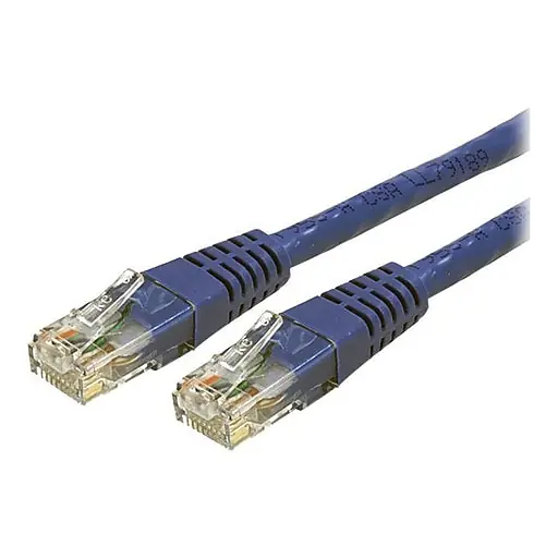 StarTech C6PATCH2BL 2ft Cat-6 Blue Molded RJ45 UTP Gigabit Cat-6 Patch Cable Wholesale