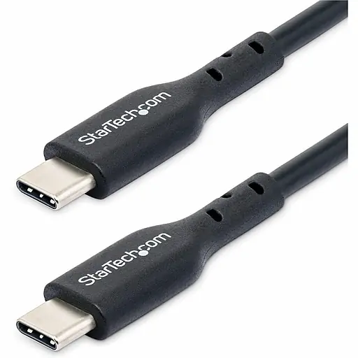 Exclusive StarTech USB-C to USB-C Charging Cable, 6.56 ft., Black (USB2CC2MNC)