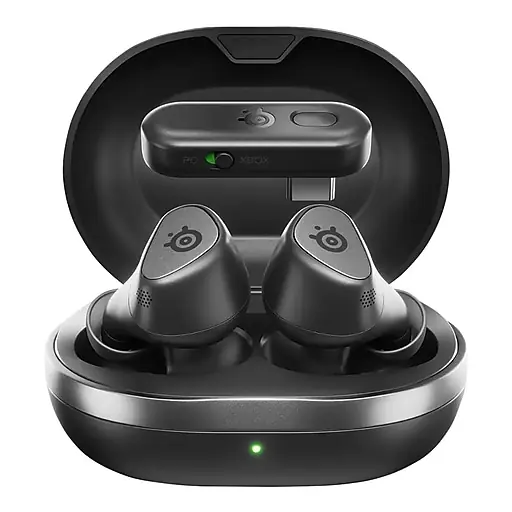SteelSeries Arctis GameBuds Wireless Noise Canceling Earbuds, Bluetooth, Black (61707) New Arrival