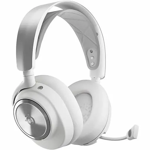 SteelSeries Arctis Nova Pro Wireless Noise Canceling Bluetooth Gaming Headset, USB-C, Xbox/PC, White (61525) Genuine