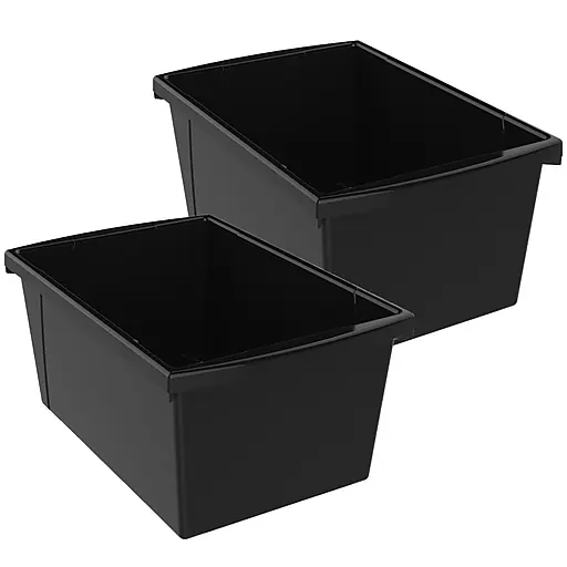 Holiday Sale Storex Plastic Medium Classroom Storage Bin, 16.75\\