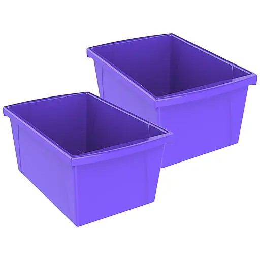 Storex Plastic Medium Classroom Storage Bin, 16.75\\ Genuine