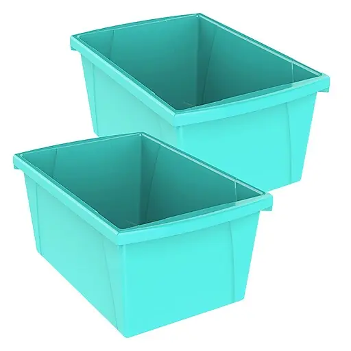 Storex Plastic Medium Classroom Storage Bin, 16.75\\ Fresh Stock