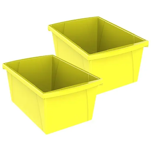 Storex Plastic Medium Classroom Storage Bin, 16.75\\ Flash Sale
