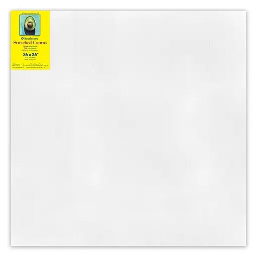Deal Strathmore 300 Series Primed White Stretched Canvas, 36\\