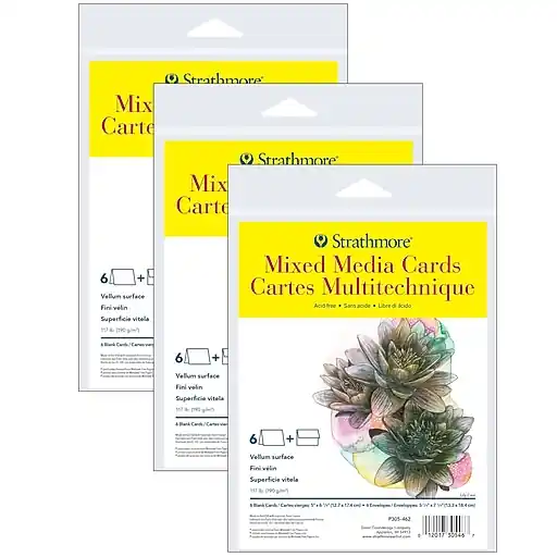 Strathmore 300 Series Mixed Media Cards & Envelopes, 6.875\\ Markdown