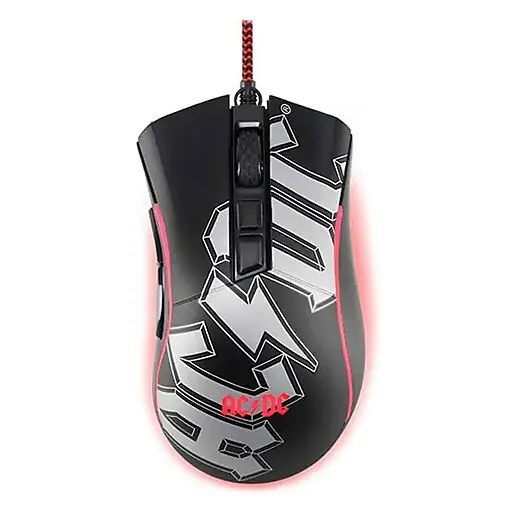 Subsonic AC/DC® Ergonomic Optical Gaming Mouse, Multicolored (SA5612-A1) Brand New