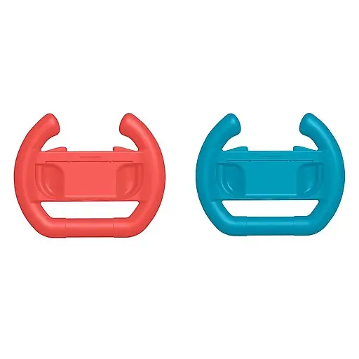 Top Pick Subsonic Duo Controller Racing Wheel for Joy-Con Controllers, Nintendo Switch Compatible, Red & Blue (SA5597)