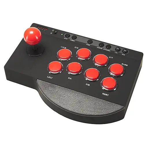 Subsonic Multi-Arcade Stick, PS3/PS4/Xbox Series XS, Xbox One & PC Compatible, Black & Red (SA5662) Bulk Order