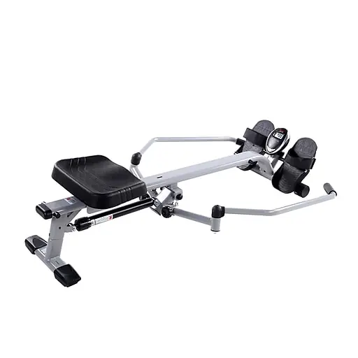 Sunny Health & Fitness SF-RW5639 Full Motion Rowing Machine Rower w/ 350 lb Weight Capacity and LCD Monitor Exclusive Offer