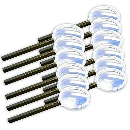Hassle-Free Returns Supertek 3X Magnifier, Plastic, 6\\