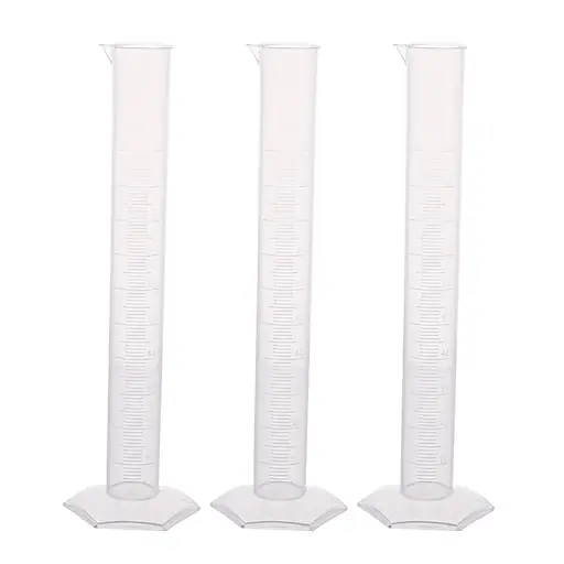 Supertek Measuring Cylinder with Hexagonal Base, 1000ml, Clear Polypropylene, Pack of 3 (SKFCH1081510) Order Now