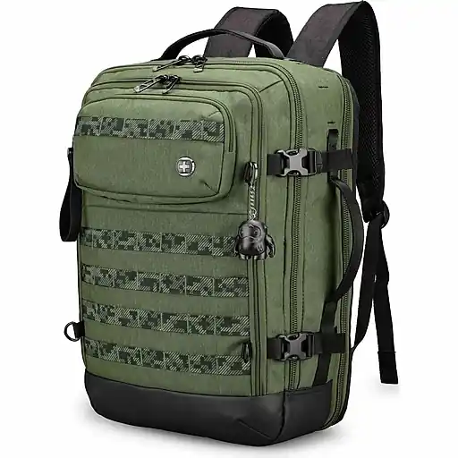 SwissDigital Berg Carrying Case Laptop Backpack, X-Large, Dark Green (SD16489510-23) Final Sale