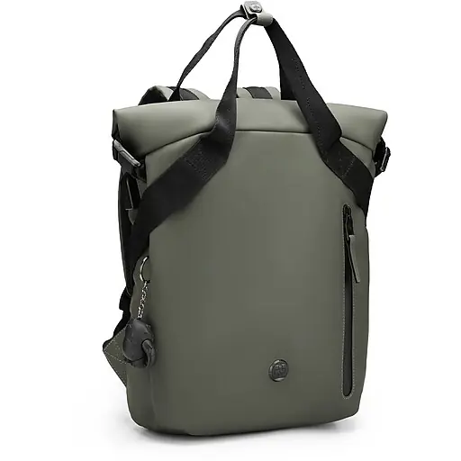 SwissDigital LAMONE Rolltop Laptop Compatible Backpack, Medium, Dark Green (SD1686-23) Authentic