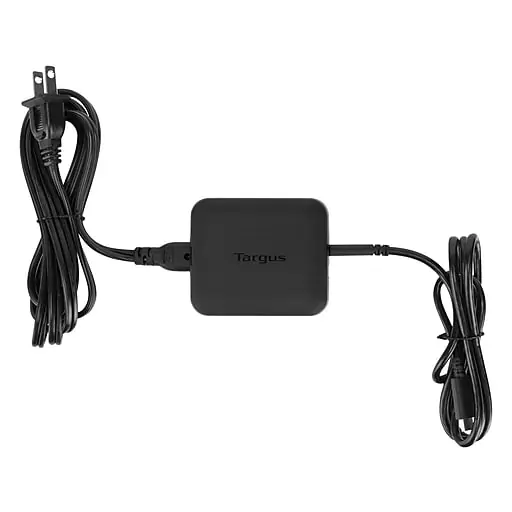 Targus 65W Charger for USB-C Enabled Devices, Black (APA104BT) Editor’s Pick