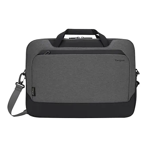 Targus Cypress Expandable Fabric Briefcase, Laptop Compatible, Gray (TBT92602GL) Authentic