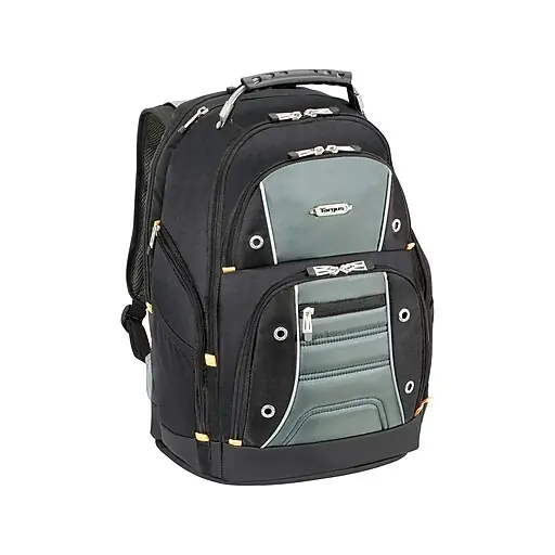 Targus Drifter II Laptop Backpack, Gray/Black Fabric (PSB239US) Buy Today