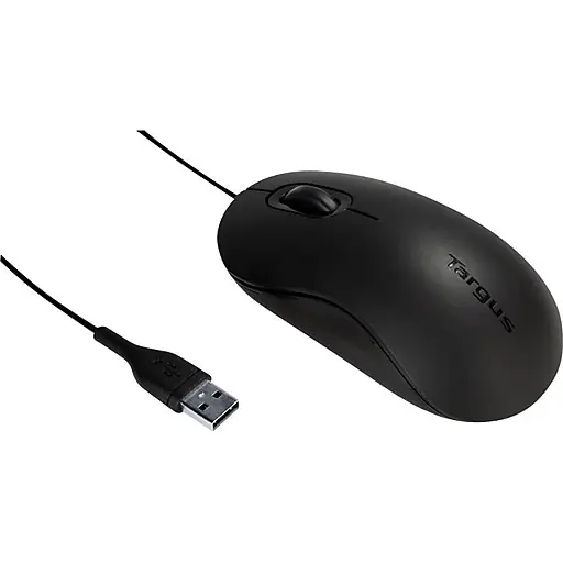 Special Discount Targus Full-Size Ergonomic Optical USB Mouse, Black (AMU81USZ)