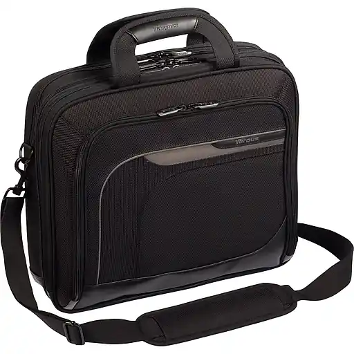 No Minimum Order Targus Mobile Polyester Briefcase, Laptop Compatible, Black (TBT045US)