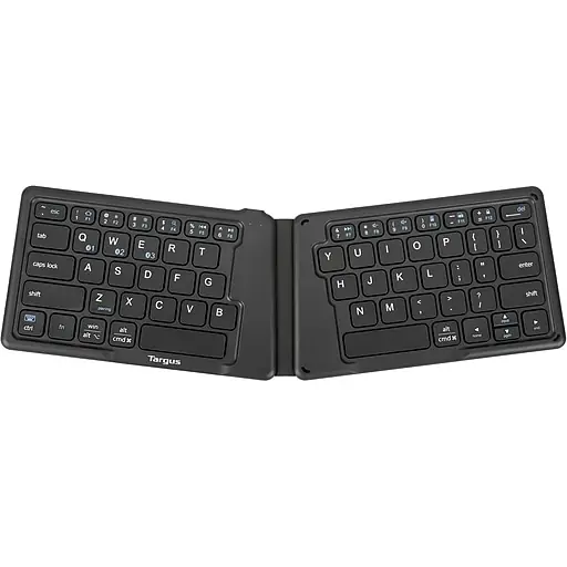 Express Delivery Targus Wireless Ergonomic Folding Keyboard, Black (AKF003US)