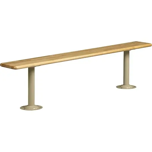 Low Price Tennsco Locker Bench Only, Hard Maple Laminate, 1 1/4\\
