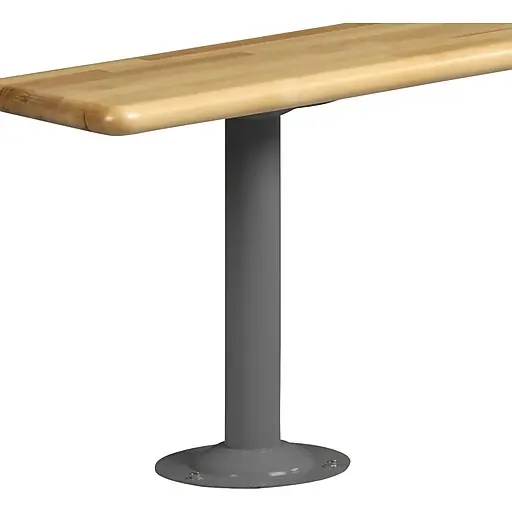 Tennsco Locker Bench Pedestal Only, Medium Grey, 16 1/4\\ Place Order