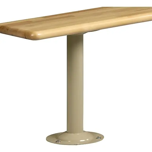Tennsco Locker Bench Pedestal Only, Sand, 16 1/4\\ Price Drop