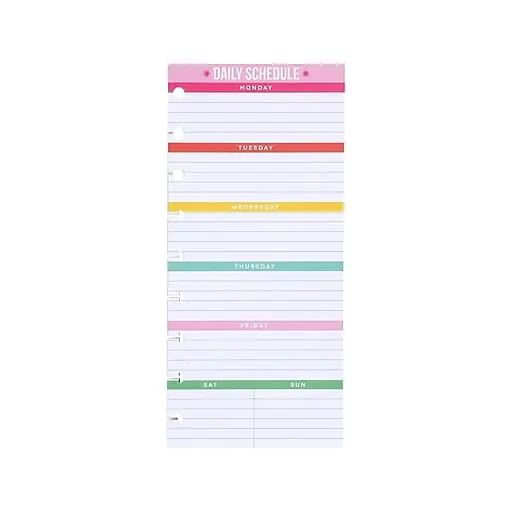 Low Price The Happy Planner Daily Schedule 9.25\\