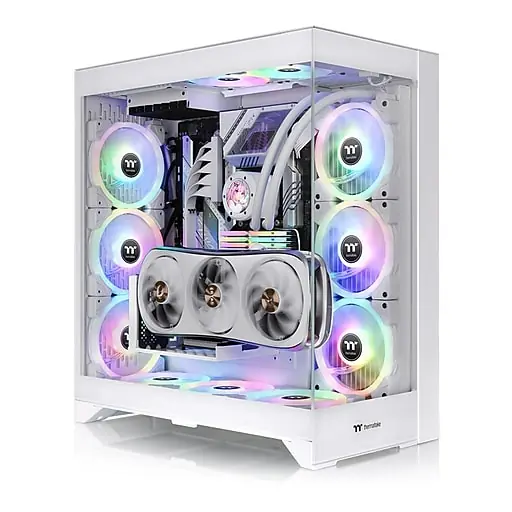 Trending Thermaltake CTE E600 MX Mini ITX Mid Tower Gaming Computer Case, Snow (CA-1Y3-00M6WN-00)
