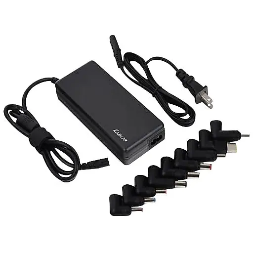 Free Shipping Thermaltake LUXA2 EnerG Bar Universal AC Laptop Charger for Dell Ultrabook, 90W, Black (POULAPC90BK00)