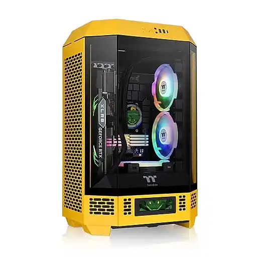 Best Price Thermaltake The Tower 300 m-ATX Micro Tower Gaming Computer Case, Bumblebee (CA-1Y4-00S4WN-00)
