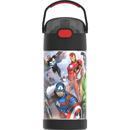 Best Choice Thermos FUNtainer Avengers Stainless Steel Vacuum Insulated Water Bottle, 12 oz. (EAF4104AV6)