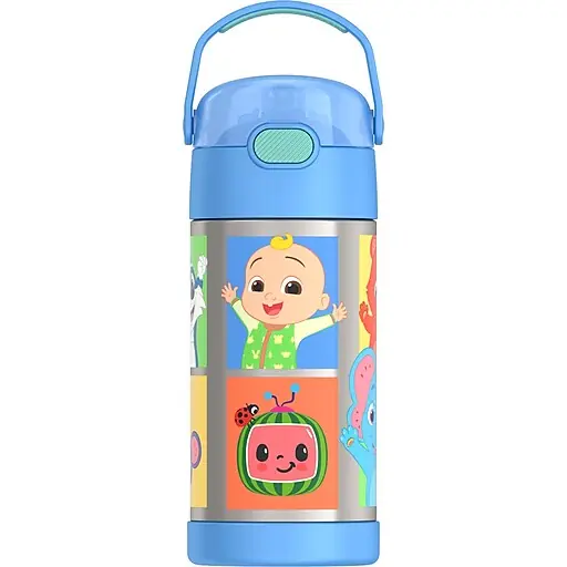 Thermos FUNtainer Cocomelon Stainless Steel Vacuum Insulated Water Bottle, 12 oz. (EAF4104CC6) Low Price