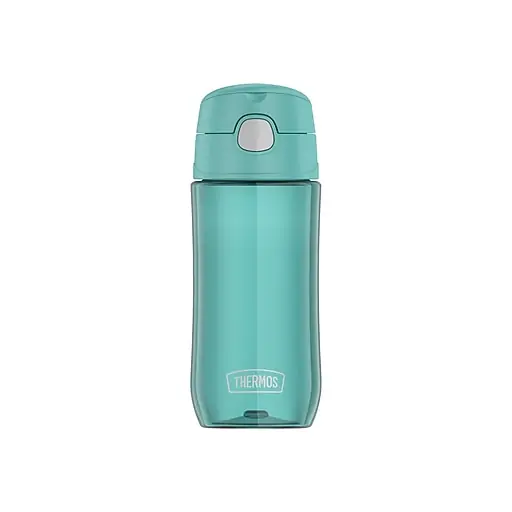 Crafted Thermos FUNtainer Plastic Water Bottle, 16 oz., Aqua (GP4040AQ6)