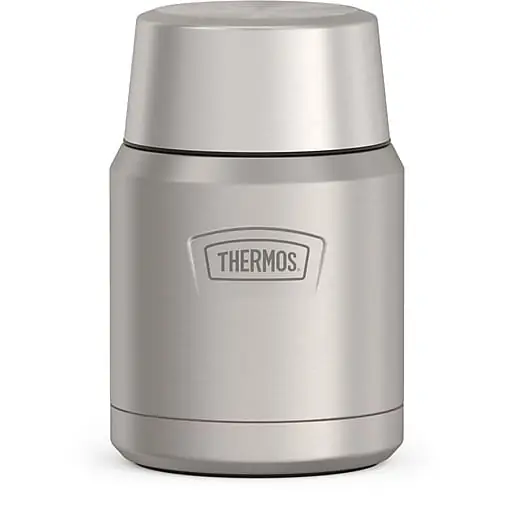 Hot Deal Thermos Icon Food Jar Stainless Steel Insulated Food Jar, Stainless Steel, 16 oz. (EAIS3002MS4)