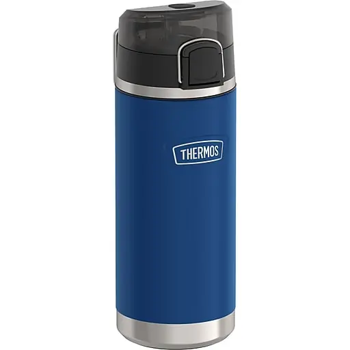 Thermos Icon Hydration Stainless Steel Vacuum Insulated Water Bottle, 18 oz., Navy (EAIS2502NV4) Premium