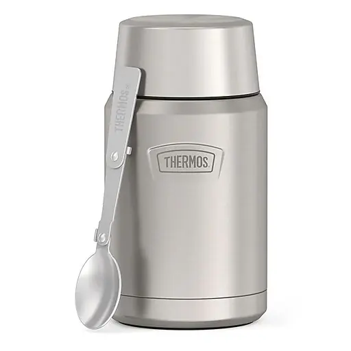 Get Yours Thermos Icon Series Stainless Steel Insulated Food Jar, Matte Stainless, 24 oz. (EAIS3012MS4)