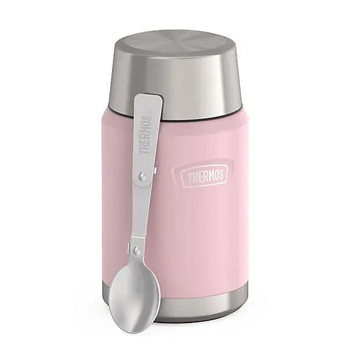 Crafted Thermos Icon Series Stainless Steel Insulated Food Jar, Sunset Pink, 24 oz. (EAIS3012SP4)