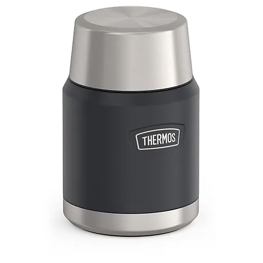 Final Sale Thermos Icon Stainless Steel Insulated Food Jar, Granite, 16 oz. (EAIS3002GT4)